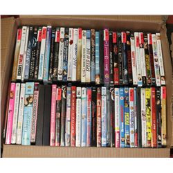 BOX OF 120+ DVDS.