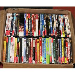 BOX OF 120+ DVDS.