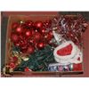 Image 1 : LARGE BOX FULL OF CHRISTMAS DECORATIONS