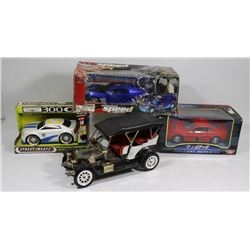 FLAT OF DIE CAST CARS.