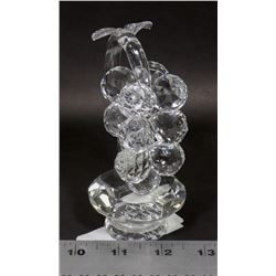 HANGING CRYSTAL GRAPE BUNCH WITH GRAPE VINE