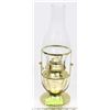 Image 1 : BRASS COLOR SWIVEL COAL OIL LAMP.