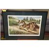 Image 1 : LIMITED EDITION WOLF PRINT "PARENTS" #32/4250 BY