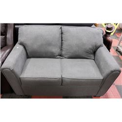 GREY FABRIC LOVESEAT 60"