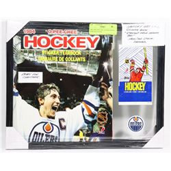 1984 GRETZKY OPC STICKER BOOK, NEW/OLD STOCK
