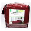 Image 1 : QUEEN MICROFLEECE SHEET SET BURGUNDY