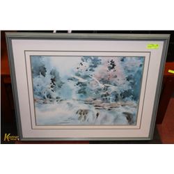 SIGNED PRINT BY CANADIAN JOYCE H KAMIKURA