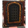 Image 1 : 5' ORIGINAL PAINTING OF A MEDIEVAL WINDOW SIGNED
