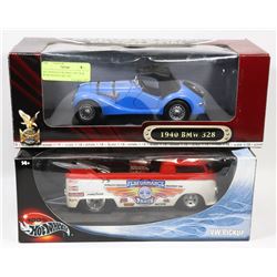 HOT WHEELS VW DRAG TRUCK & ROAD SIGNATURE 1940