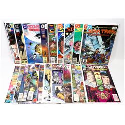 LOT OF 25 VARIOUS STAR TREK COMIC BOOKS