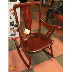 CHERRYWOOD ROCKER WITH INLAID