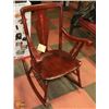 Image 1 : CHERRYWOOD ROCKER WITH INLAID