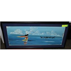 OCEAN VIEW OIL PAINTING.