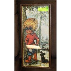 RARE VINTAGE 1960'S MICHEL TOMAS PRINT