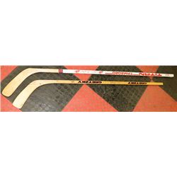 LOT OF 2 WAYNE GRETZKY ENDORSED HOCKEY STICKS
