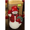 Image 1 : ILLUMINATED FROSTY THE SNOWMAN ORNAMENT