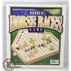 Image 1 : NEW IN BOX WOODEN HORSE RACE GAME