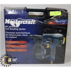 MASTERCRAFT AIR POWERED ROOFING NAILER NEW