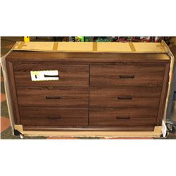 NEW 6 DRAWER DRESSER 64"X 33".