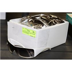 BOX OF BLACK AND WHITE CHANEL STYLED DESIGNER