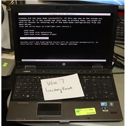 HP ELITE BOOK 8540W LAPTOP WITH WINDOWS 7 FACTORY