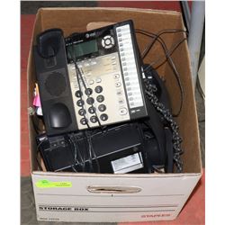 BOX OF AT&T BUSINESS PHONES