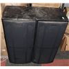 Image 1 : PAIR OF FISHER TOWER SPEAKERS. ELECTRONICS