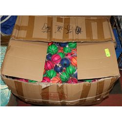 XL BOX OF RUBBER BALLS