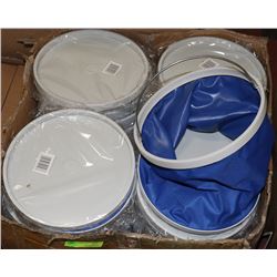 BOX OF COLLAPSIBLE BUCKETS