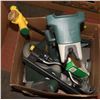 Image 1 : BOX OF ASSORTED YARD TOOLS