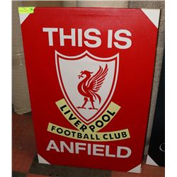"THIS IS ANFIELD" LIVERPOOL FOOTBALL CLUB ART ON