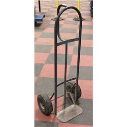 500LB CAPACITY RUBBER WHEEL HAND DOLLY.
