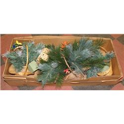 LARGE LOT OF CHRISTMAS FLORIST ARRANGEMENTS