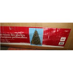 8' PRELIT GLACIER CHRISTMAS TREE