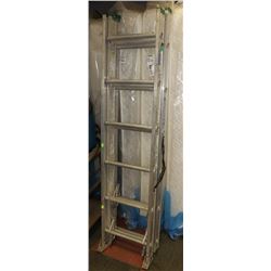 3 STAGE ALUMINUM EXTENSION LADDER 18FT