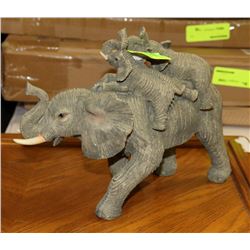 NEW ELEPHANT WITH BABIES STATUE 7"
