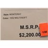 Image 2 : 130) MONTERAY 1002 MULTI/SOFT, 7X9 MODERN RUG,