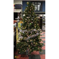 G.E 7.5FT  PRE-LIT COLORADO SPRUCE CHRISTMAS TREE