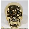 Image 2 : GOLD TONE SKULL PIGGY BANK - ON CHOICE