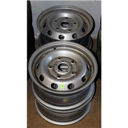 SET OF 5 BOLT TRUCK RIMS
