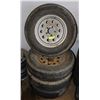 Image 1 : ST205/75R15 TRAILER TIRES & RIMS.