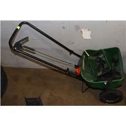 LOT OF SCOTTS FERTILIZER/SEED SPREADERS ETC
