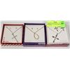 Image 1 : THREE SETS OF NECKLACES AND EARRINGS.