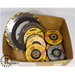 BOX W/TWO 10 INCH SAWBLADES & 13