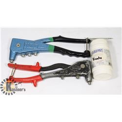 FLAT W/2 RIVETERS INCL. MARSON HP-2,