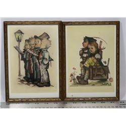 PAIR OF GOEBEL HUMMEL FRAMED PICTURES