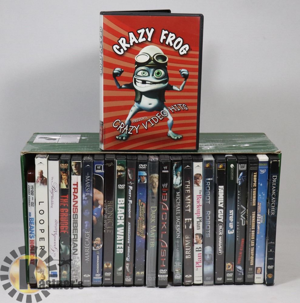 BOX OF DVD MOVIES - Kastner Auctions