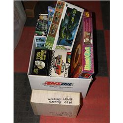 LOT OF 7 ASSORTED MODEL KITS.