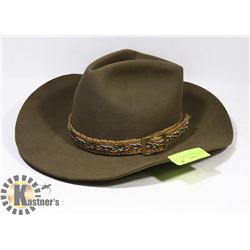 STETSON COWBOY HAT, SIZE 7-1/4