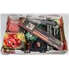 Image 1 : FLAT OF ASSORTED SHOP TOOLS & SUPPLIES